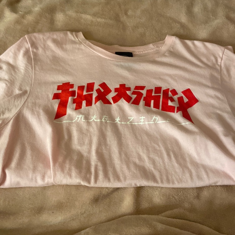 Thrasher pink shirt